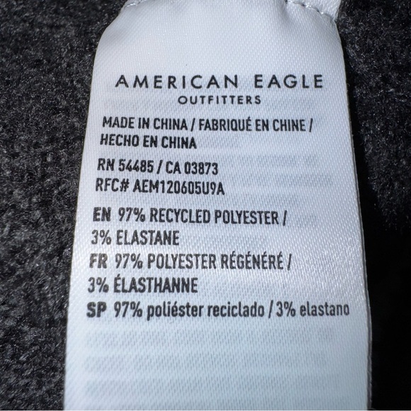 American Eagle Gray Knit Button Front Cardigan Sweater Women’s Large Soft - Picture 5 of 7